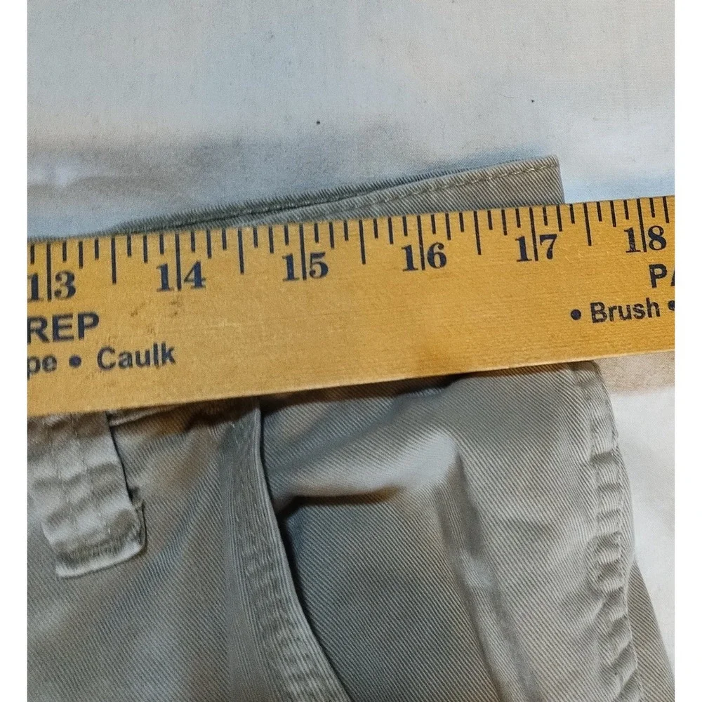 Wrangler Cargo Pants Khaki‎ Tan Mens 34x28 (Tag 34x30) Relaxed Utility GorpCore